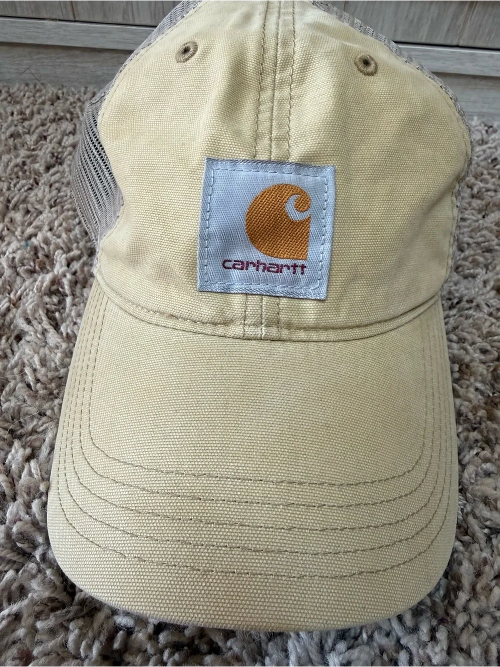 Carhartt tan canvas  Mesh Back Hat